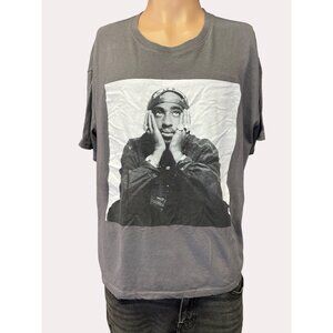 2 PAC Gray & White Men's Short Sleeve T-Shirt Size XXL SKU 5985